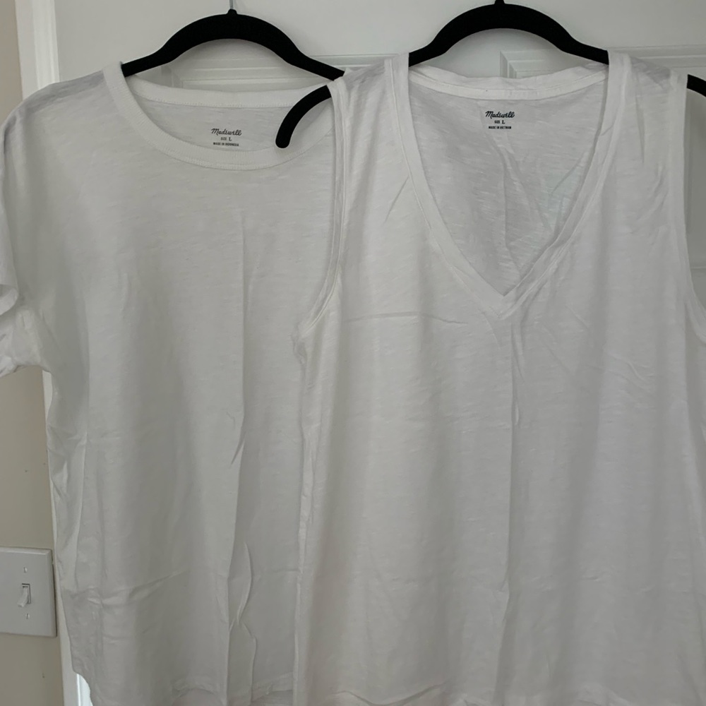 Madewell tank and t-shirt